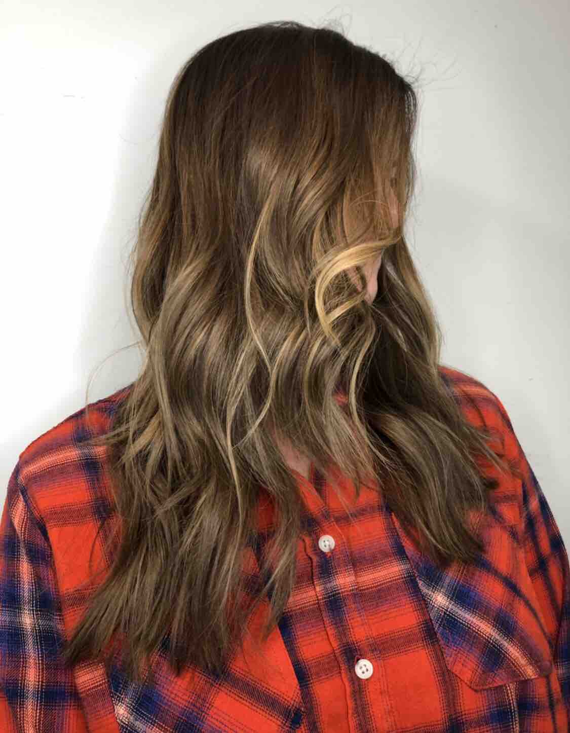 Half Balayage/ Blowdry