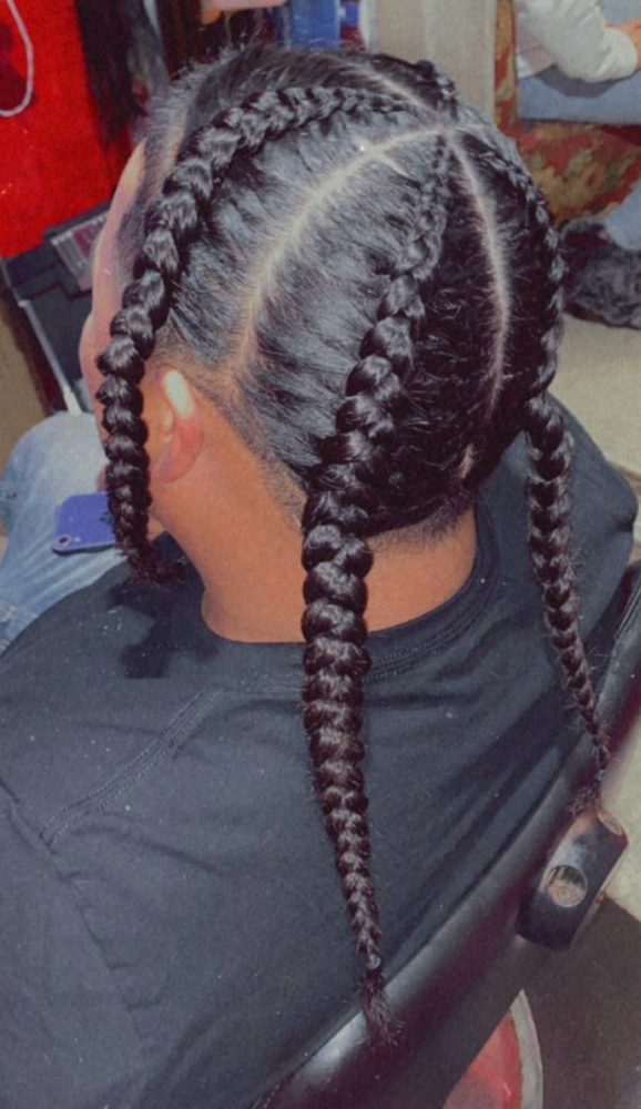 Men's 4 Cornrows