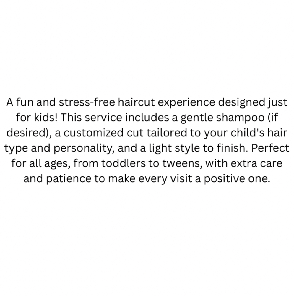 Children's Haircut at Studio920 in Burlington, IA