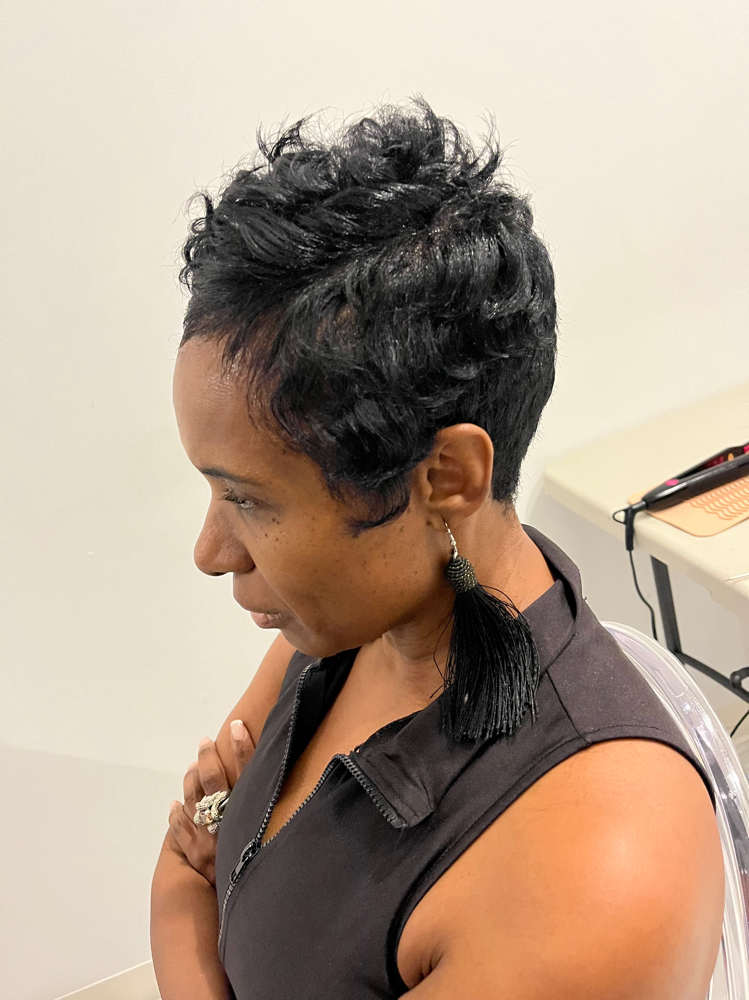 Silk Press (short Hair)