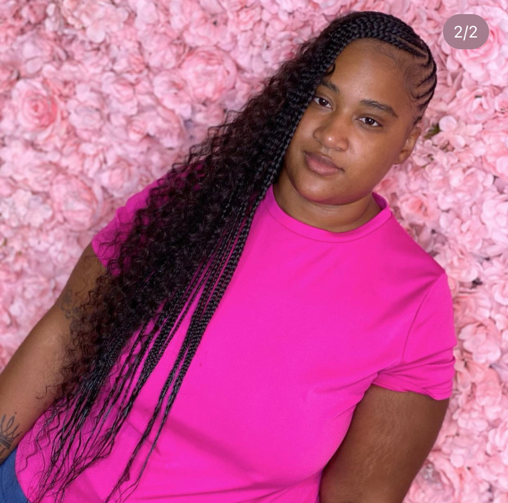 Goddess lemonade braids