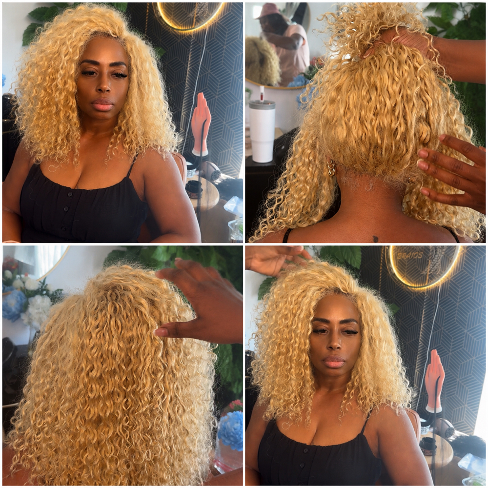 Curl Illusion ( No Leave Out) at Chrisma Braids in Irvington, NJ