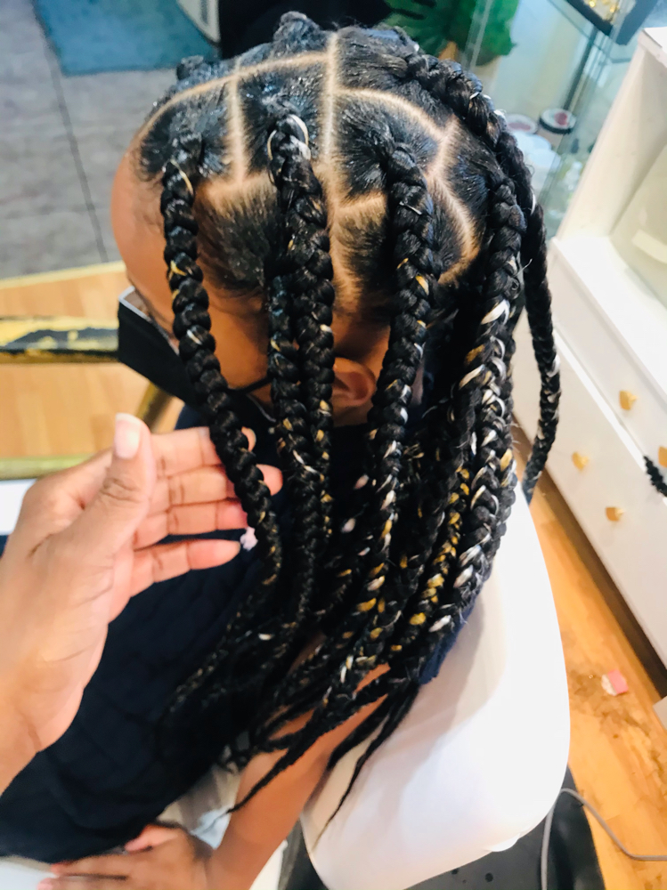 Kids Large Knotless Braids