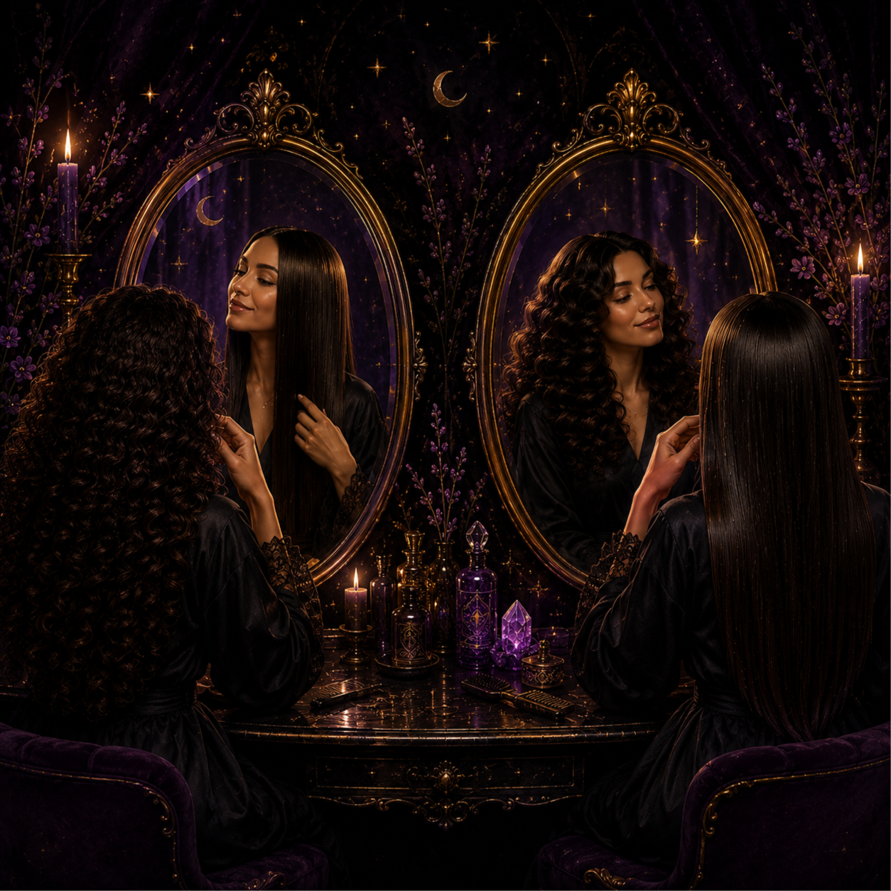 Flat Iron or Curl Set at The Color Witch: Jaqueline Ogden in Tacoma, WA