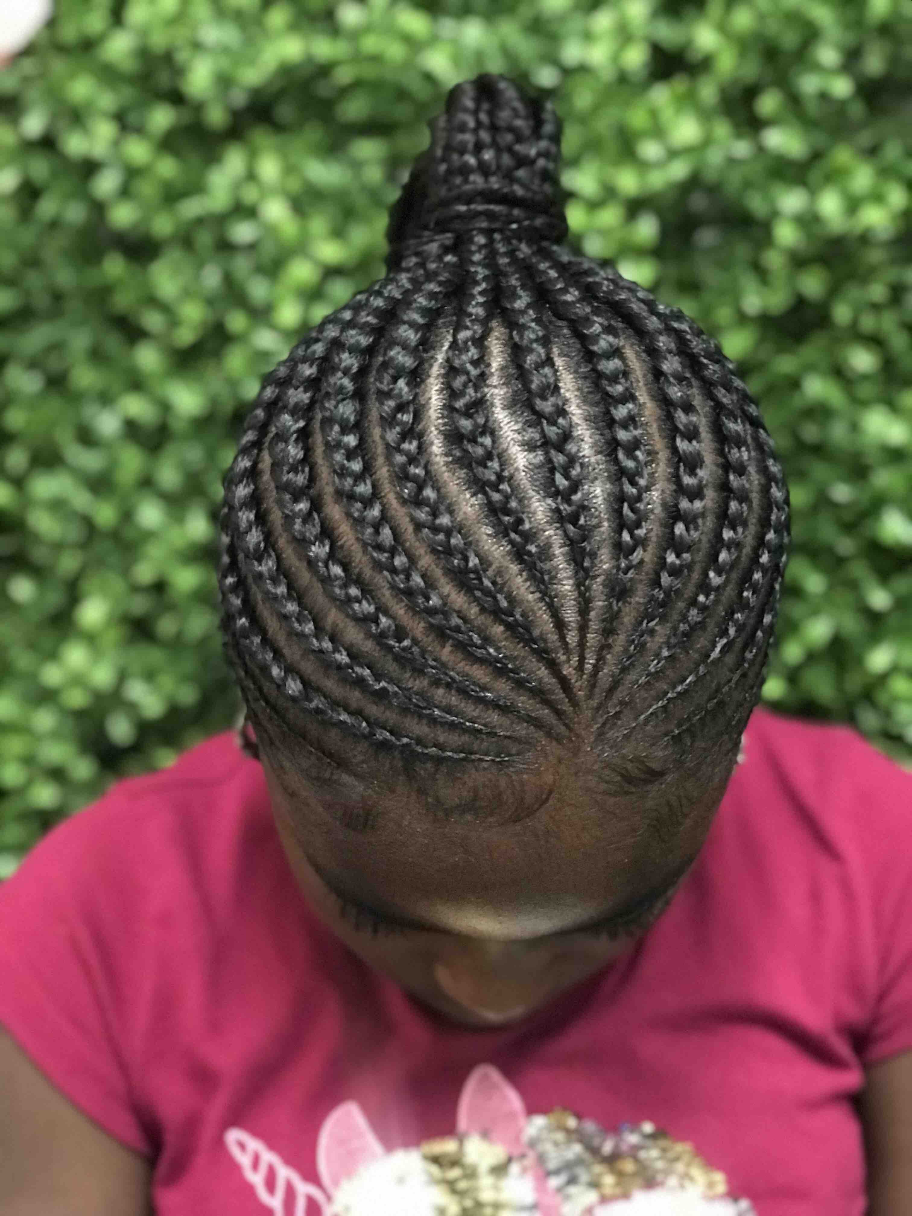 Kids Feed In Braids Age:3-9
