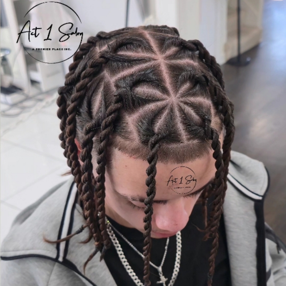 Cornrows at Act 1 Salon & Spa in Winchester, VA