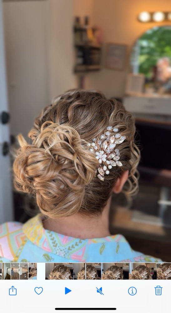 Curly Updo