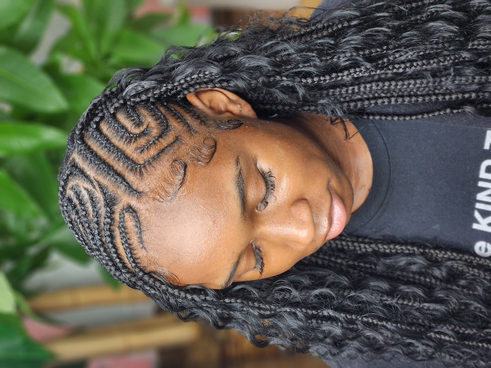 Fulani Half&Half at MaryamuAfricanbraids in Newark, NJ