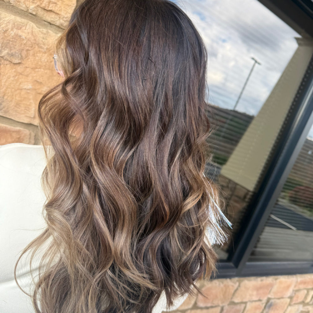 Partial Balayage at Roots & Mane Hair Studio in Euharlee, GA