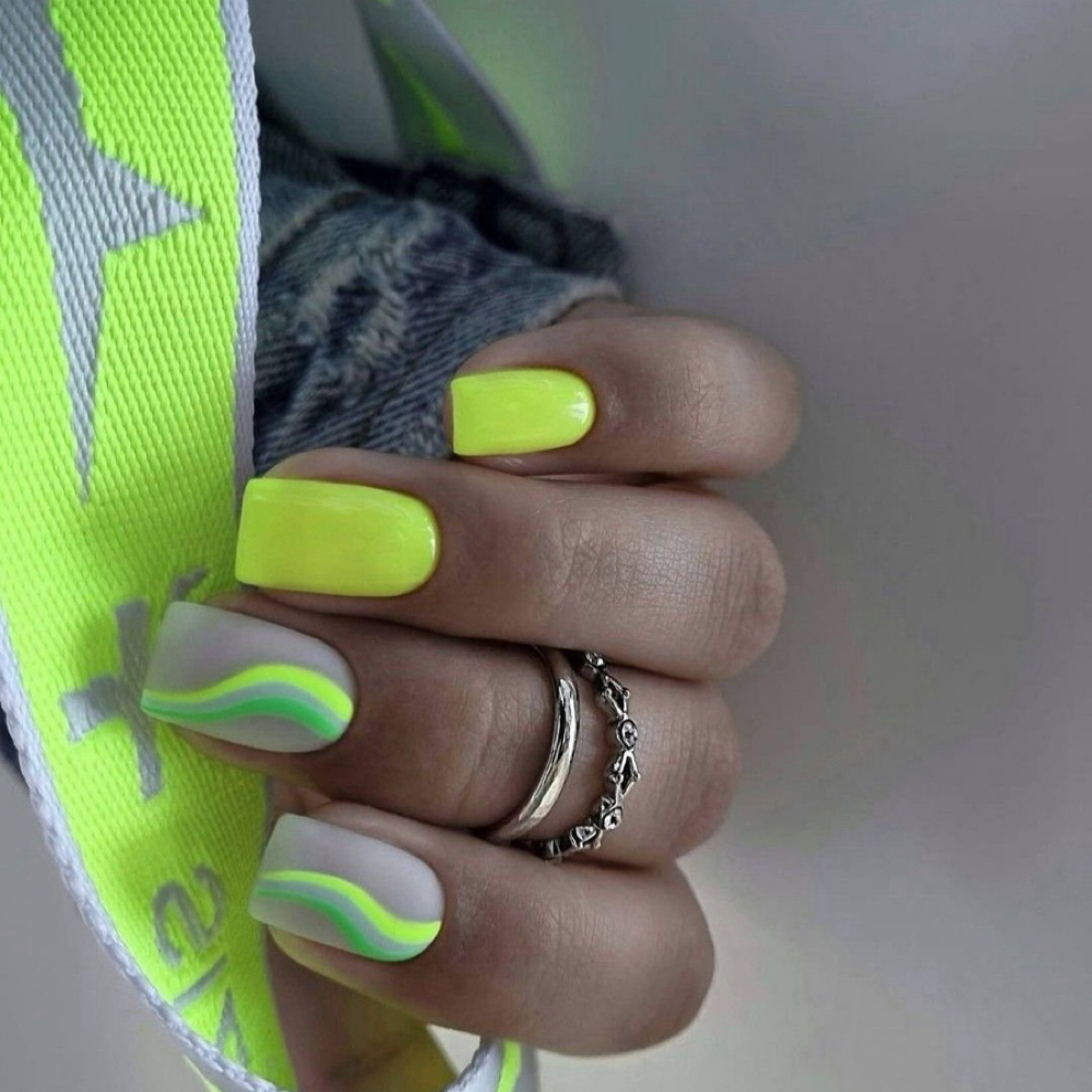 Short Nail Extensions / Simple Desi at Julia Nails Florida in Orlando, FL