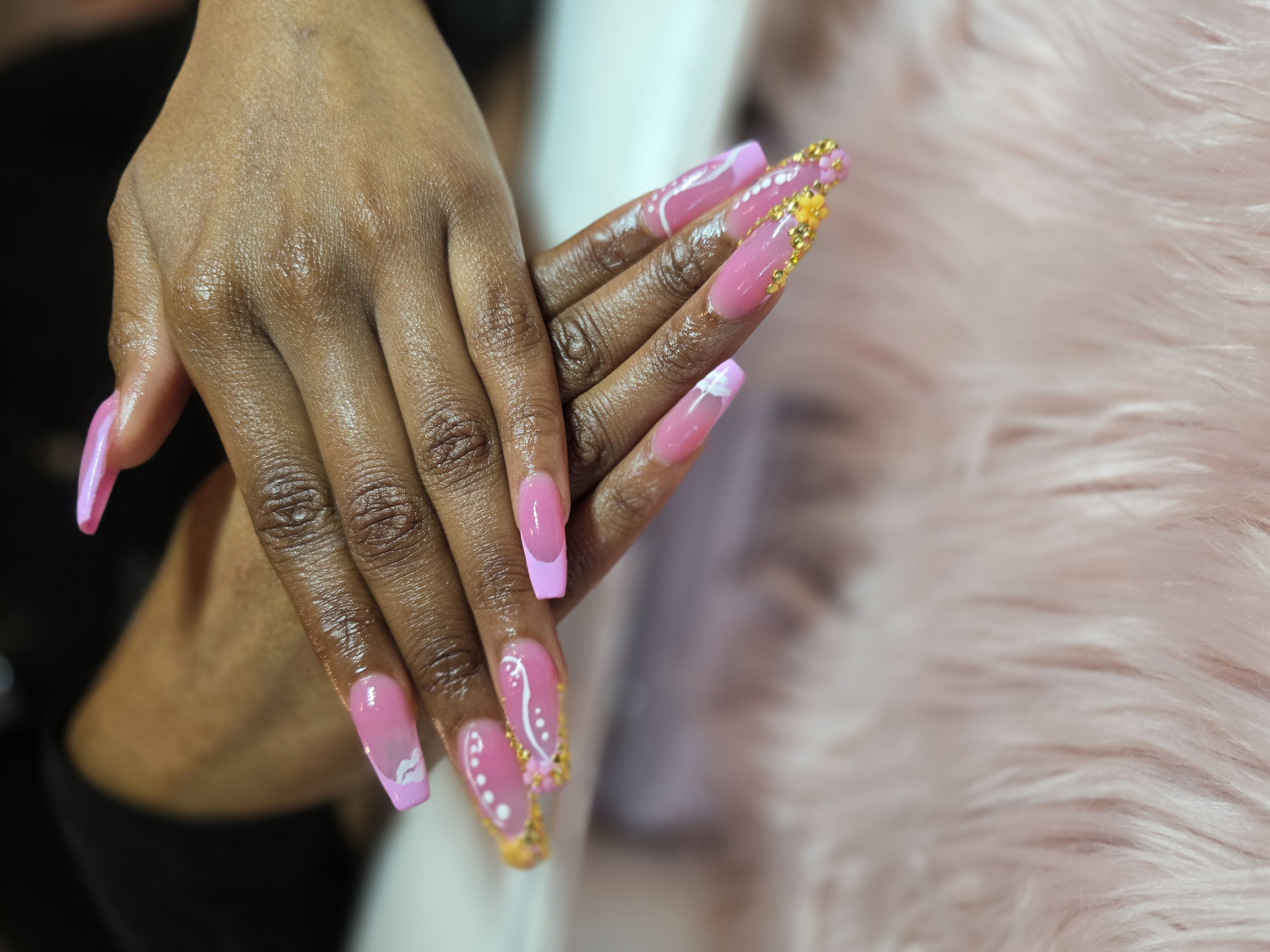 Acrylic Fill-In at NailedByGlamm in Norfolk, VA