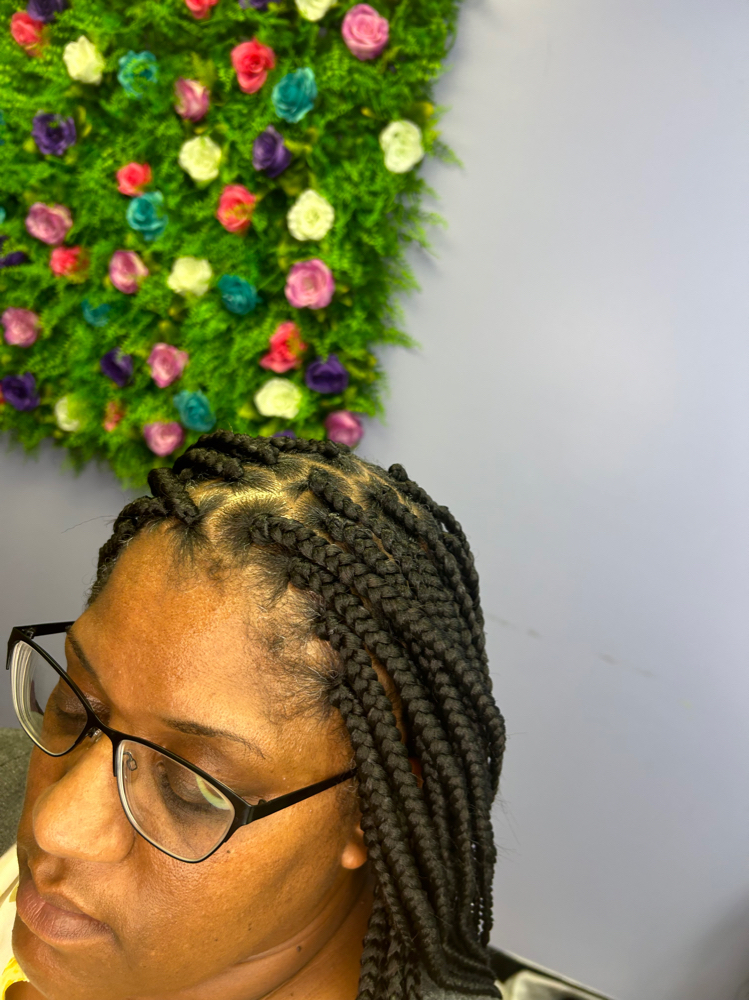 Medium box braids