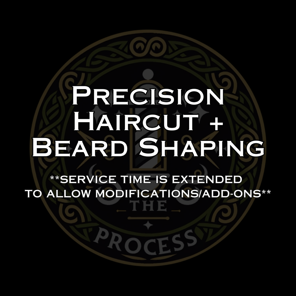 Precision Haircut + Beard Shaping