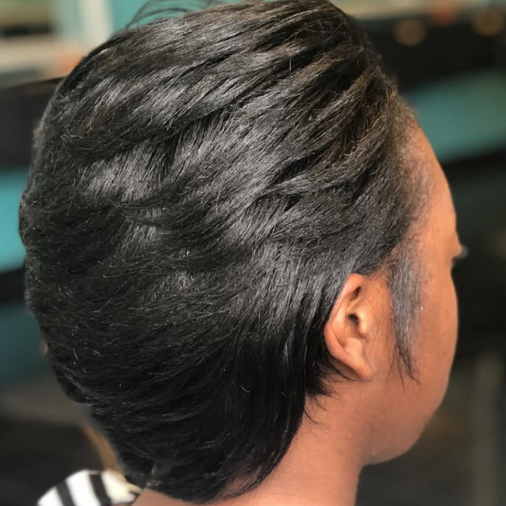 Relaxer Retouch at ZKuts, LLC in Richmond, VA