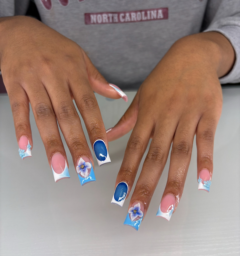 Short Acrylics at Alyssa Acrylics in Niles, MI