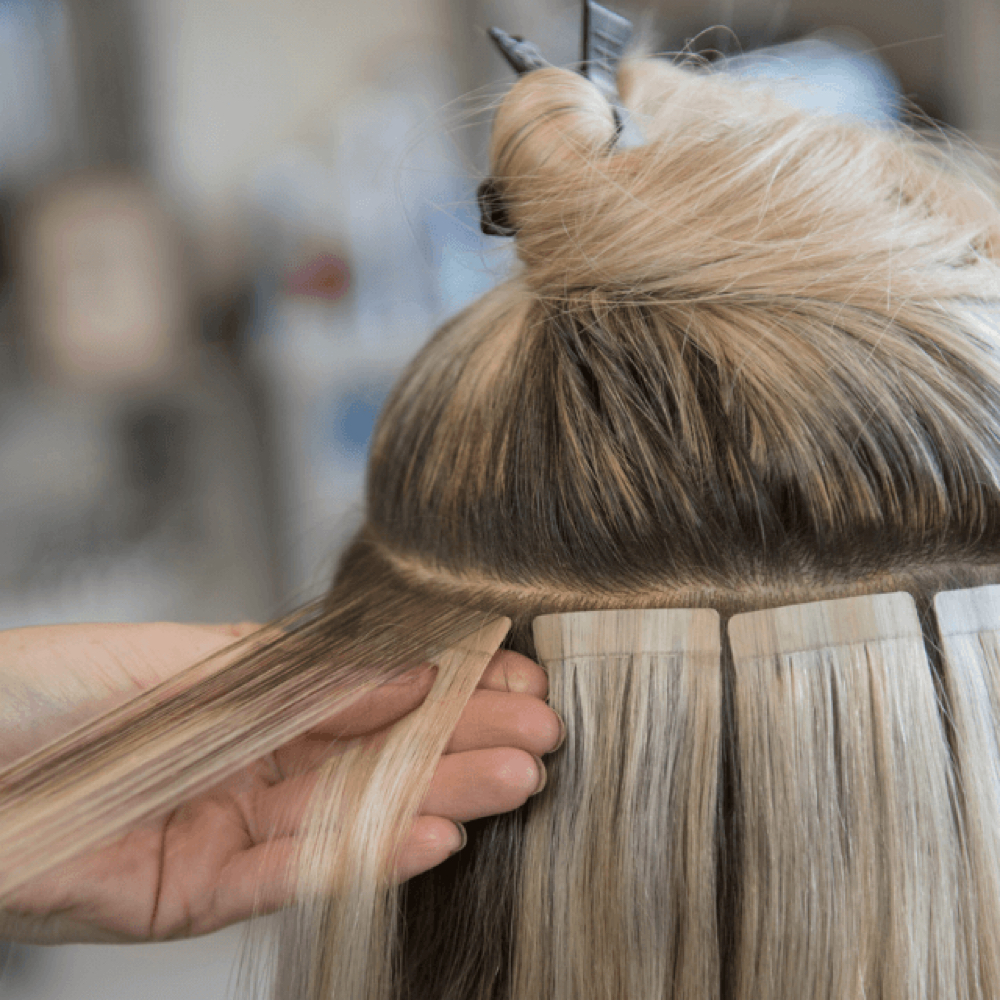 Tape-in Extensions + Color at Essence Salon in Four Corners, MT