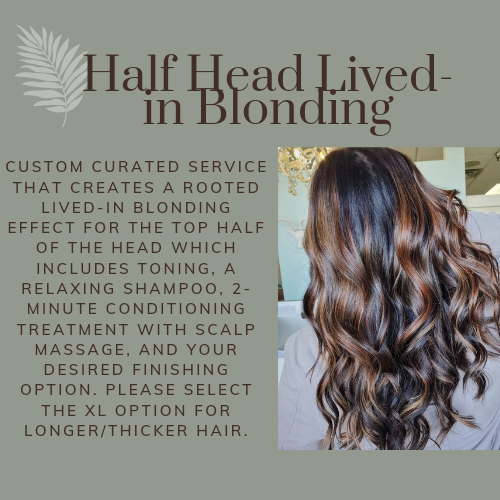 Half Head Lived-in Blonding