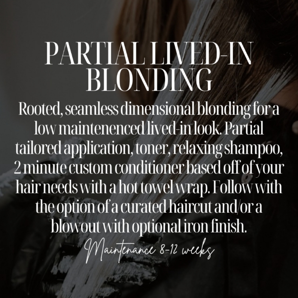 Partial Lived-in Blonding