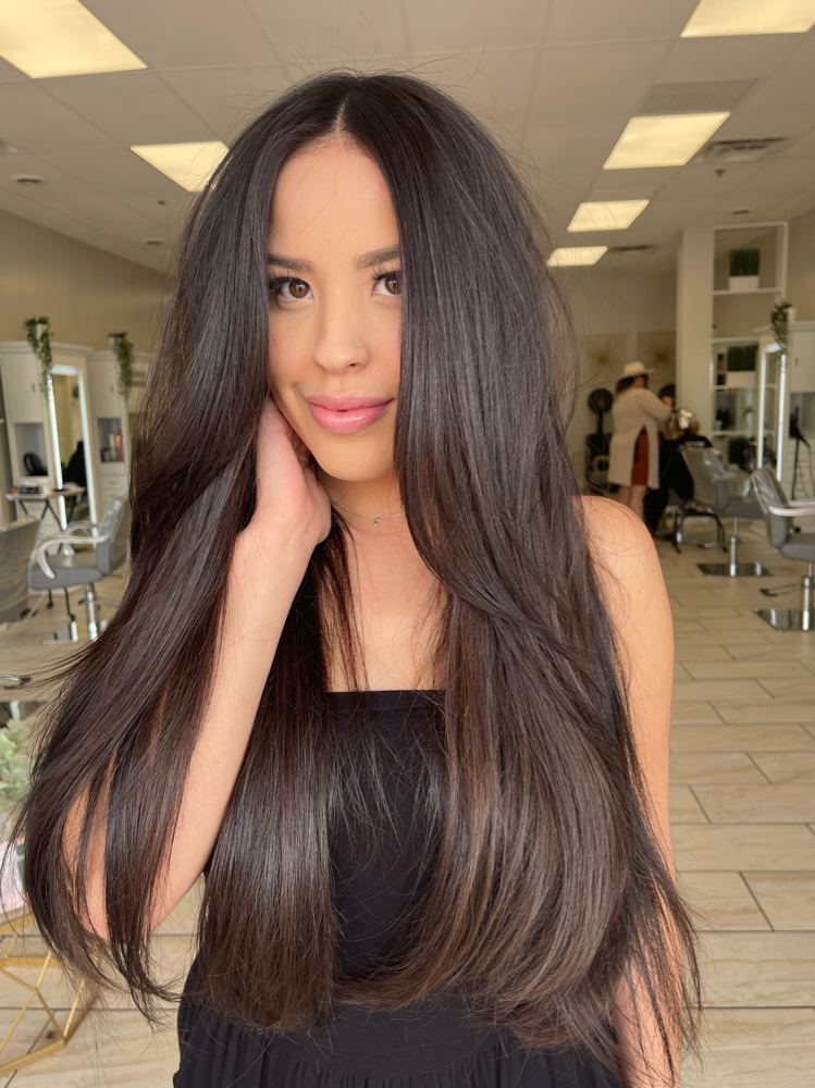 All Over Color + Haircut & Style