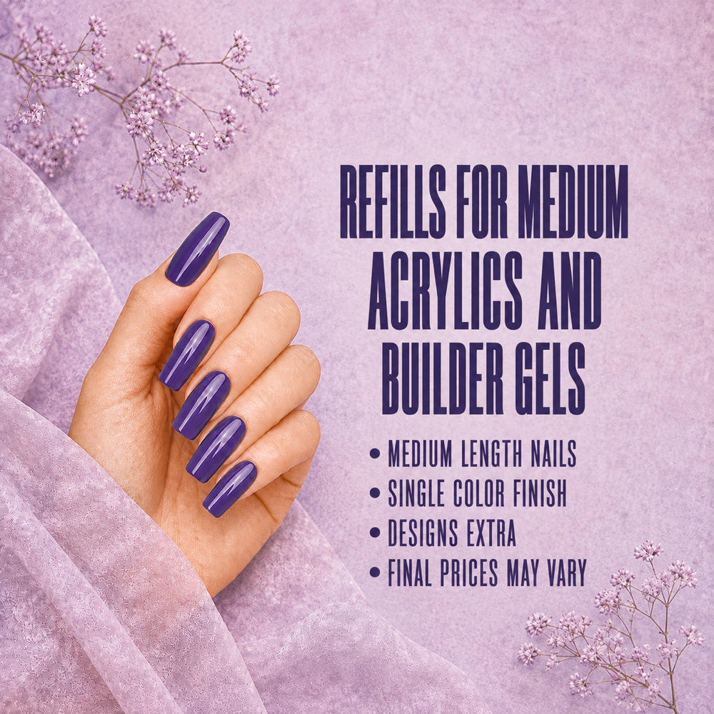 Refill Medium Length at Its a Vibe Nails by Anna in Glen Burnie, MD