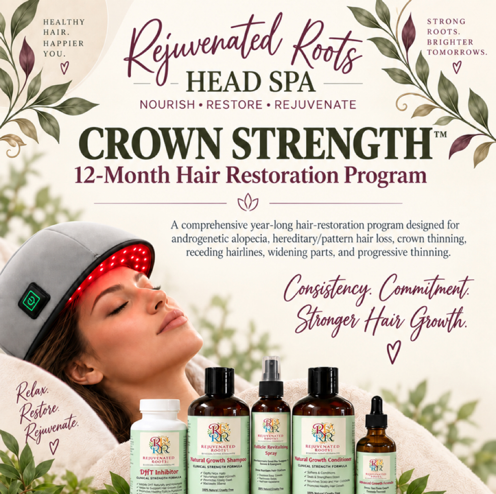 Crown Strength ™ Program at Rejuvenated Roots Head Spa, LLC in Brownwood, TX