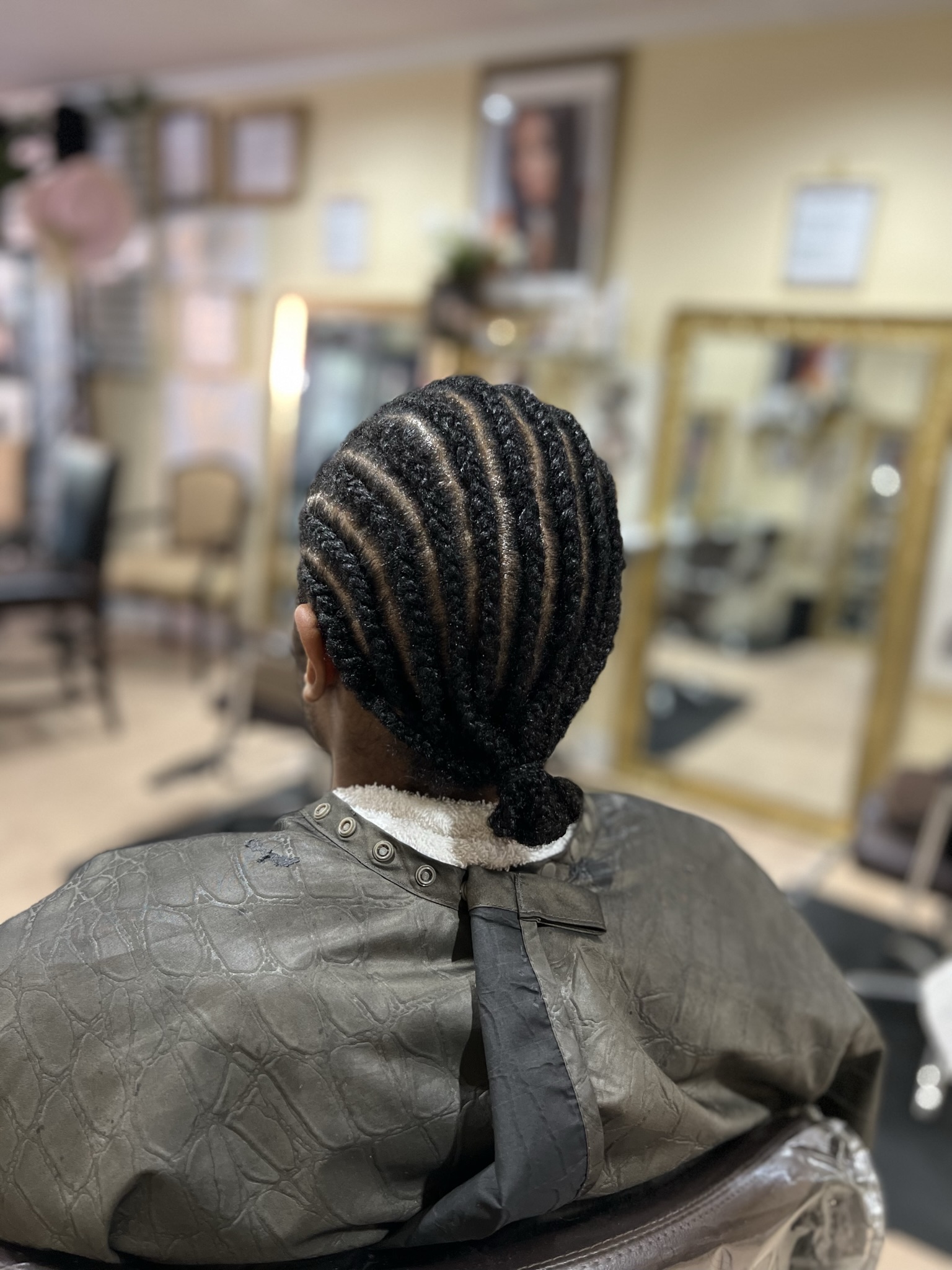 Straight Backs (no man bun)