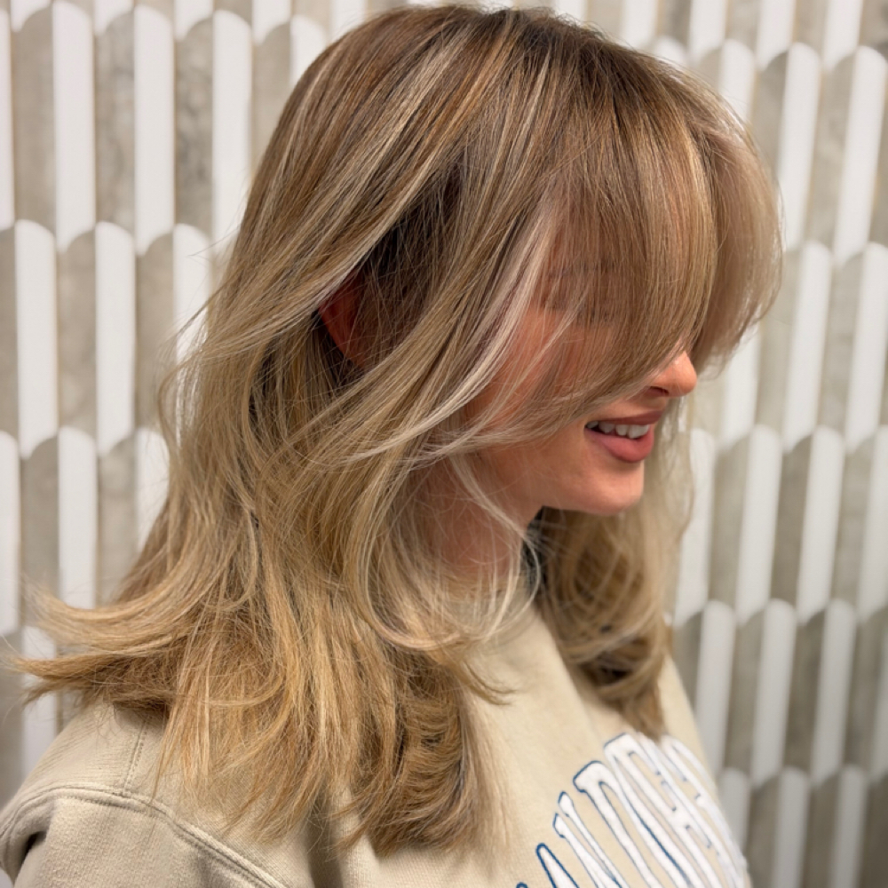 Woman Haircut (medium) at DF studio 24 in Bellevue, WA