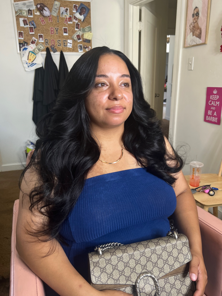 Long Quick weave Install