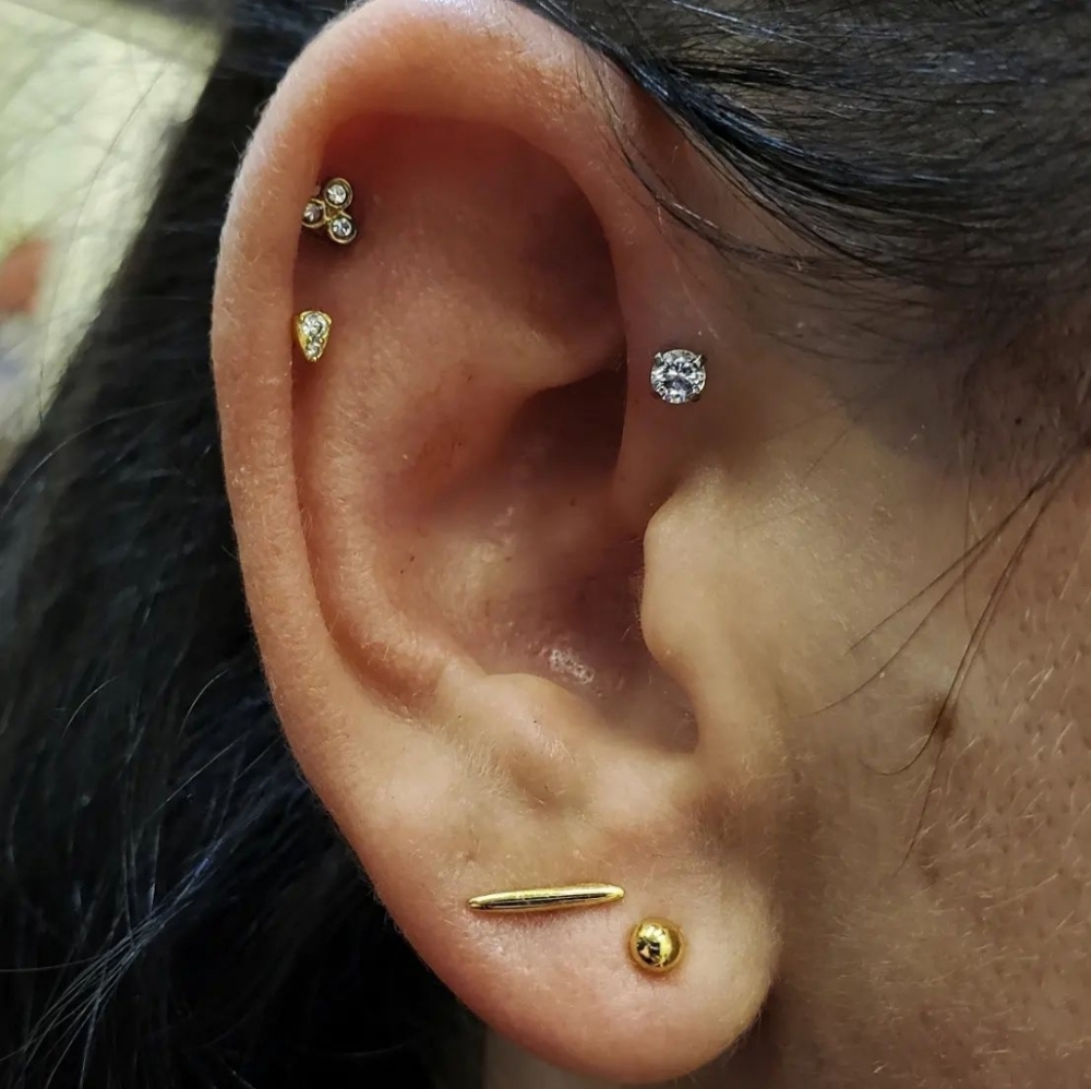 Forward Helix Piercing