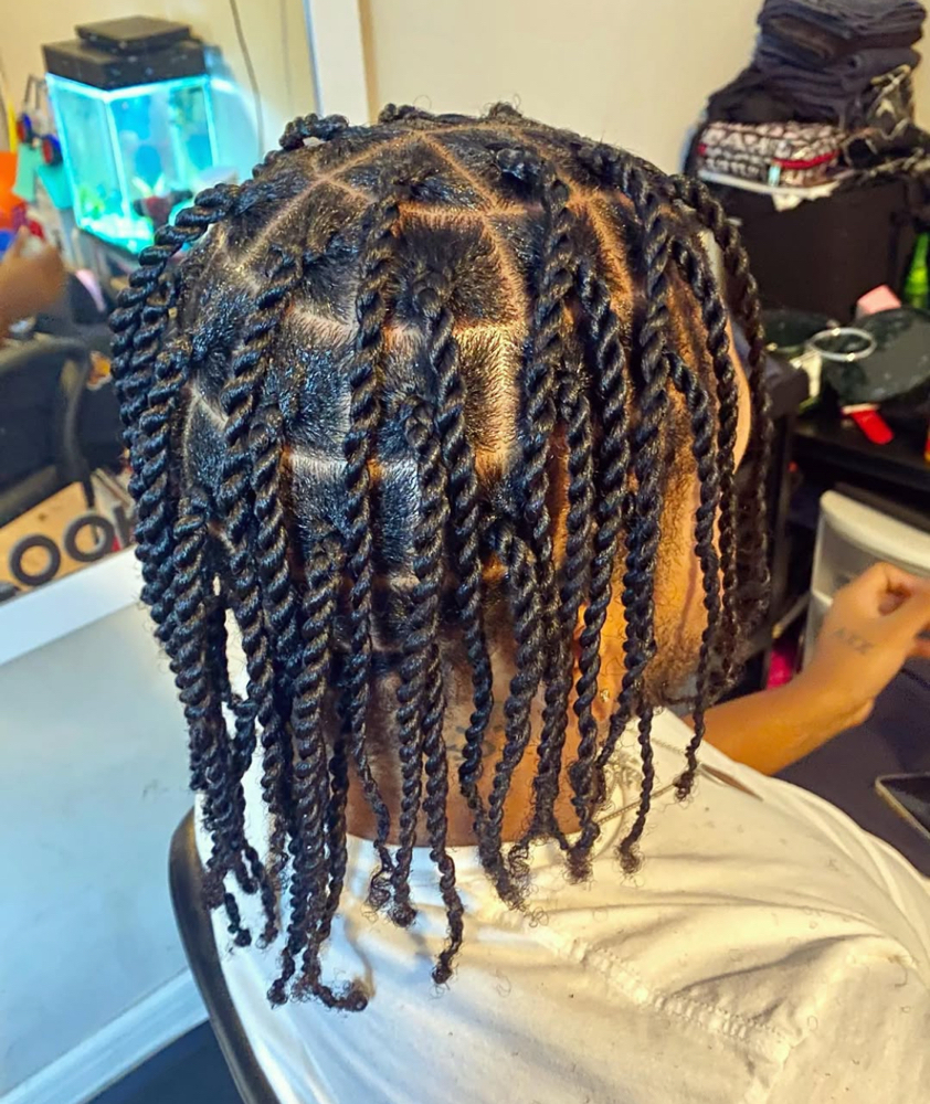 Double Strand Twist Full Head
