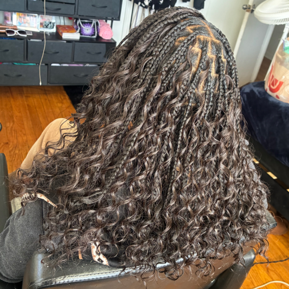 Smedium boho bob at BraidsByJinece in Wichita, KS