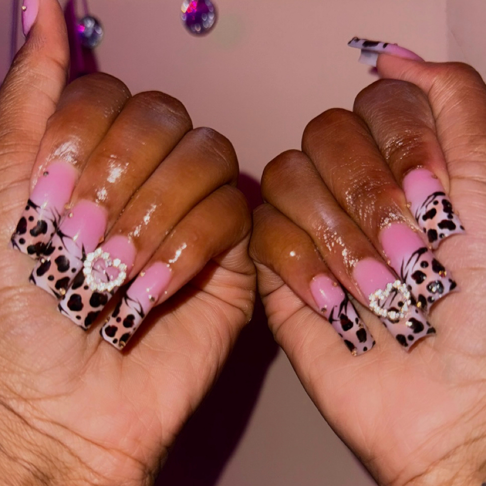 Long Acrylic Full Set at Opulence Beauty Bar in Aliquippa, PA