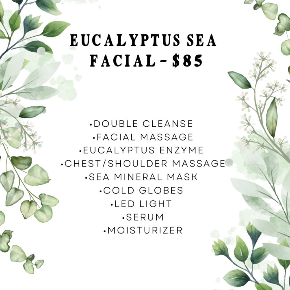 Eucalyptus Sea Facial at Glow Getter Aesthetics in Dickson, TN