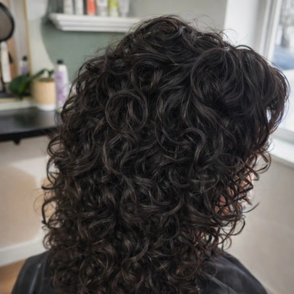 Maintenance Curly Cut at Blush in Orland, ME