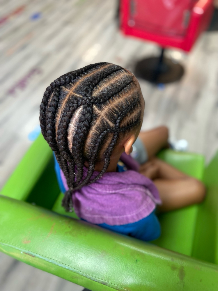 Natural Cornrow Style Med
