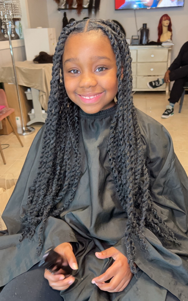 Kid's Braids Hair added