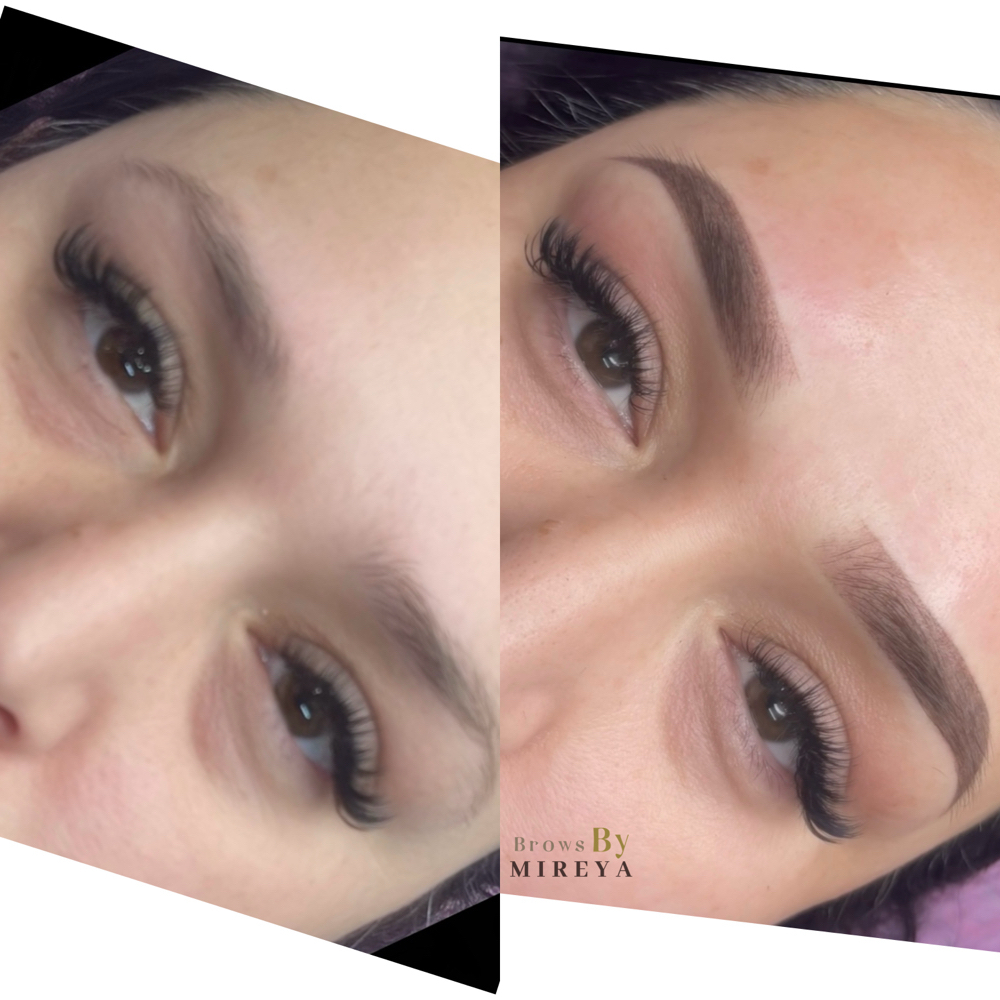 OMBRE POWDER BROWS (virgin brows) at Brows By Mireya in Redlands, CA