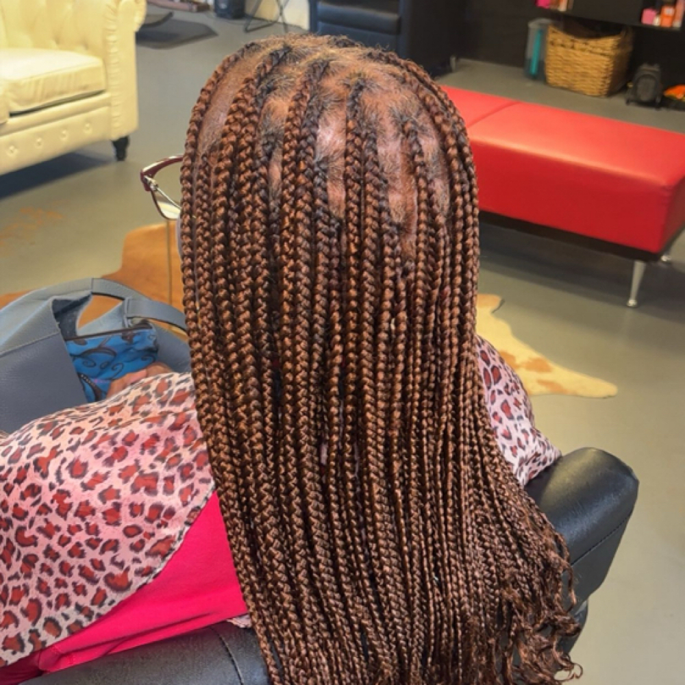 Medium Knotless at XXI Shēk Hair Co. in Kingsland, GA