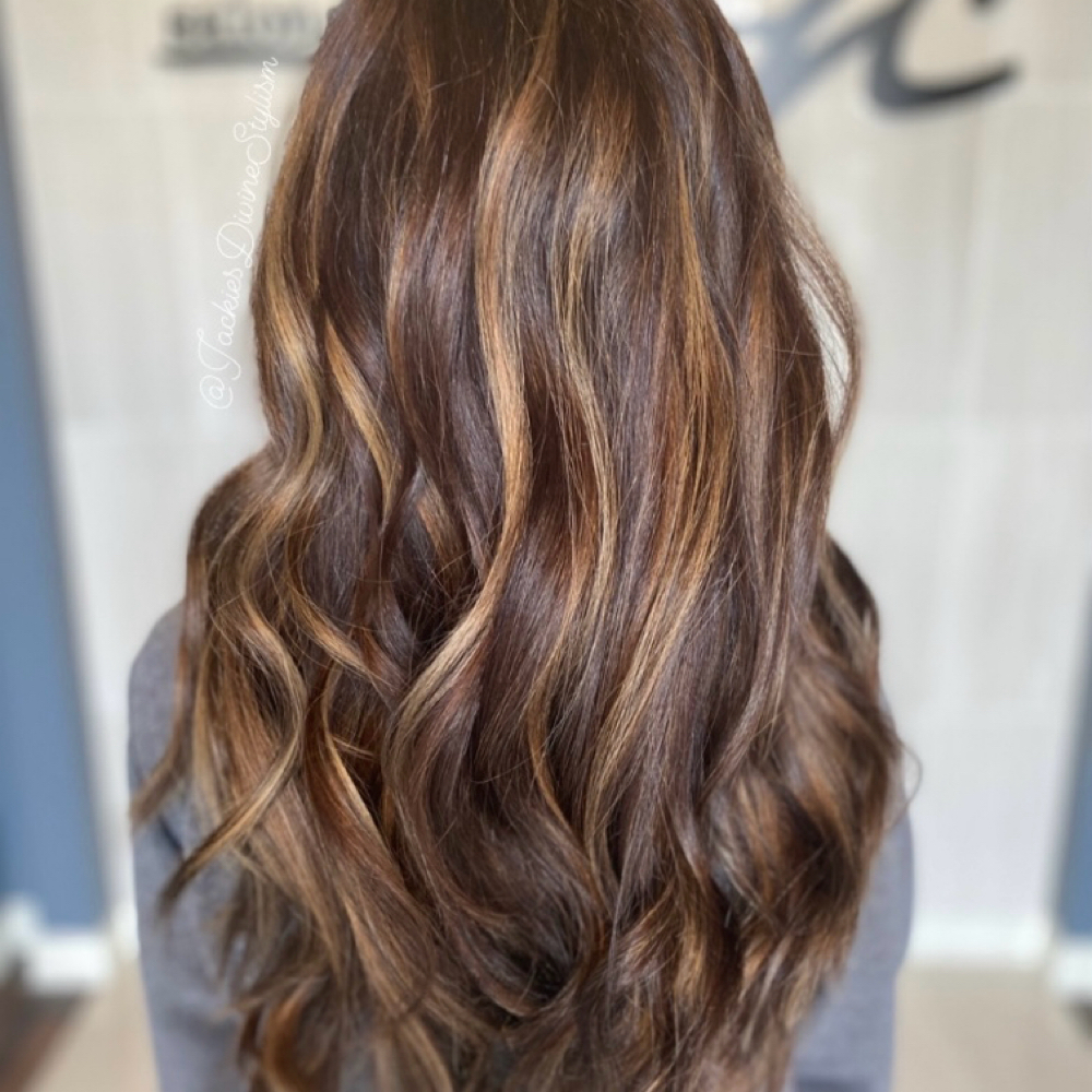 Partial Balayage at Jackie’s Divine Stylism The Art of Extensions & Beauty in Live Oak, TX