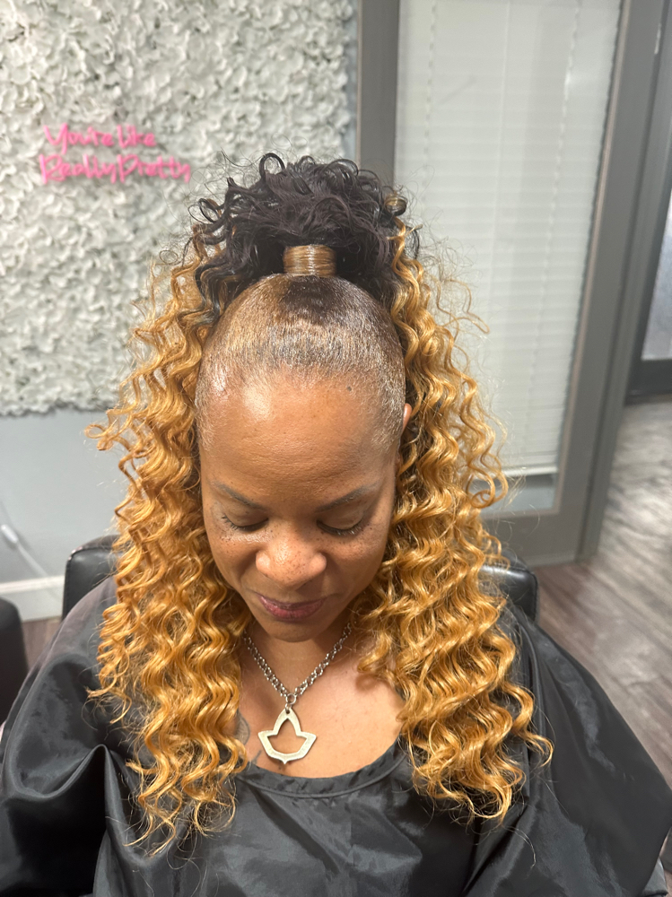Half Up/Half Down at Shay’s Hairtique in Little Rock, AR