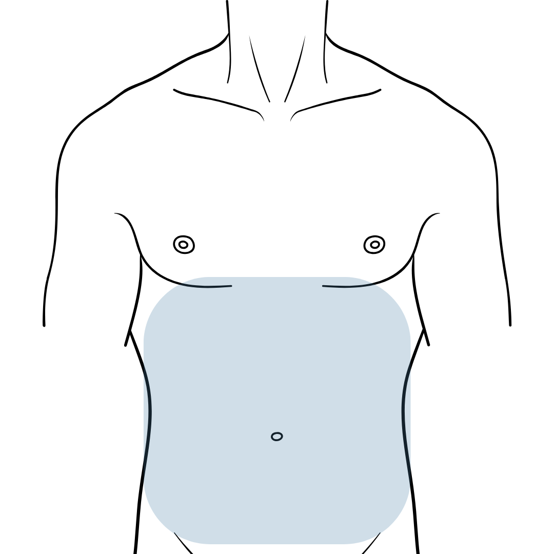Mens Stomach