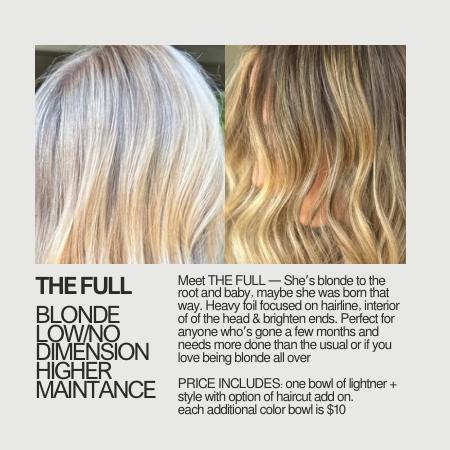 BLONDING — THE FULL.