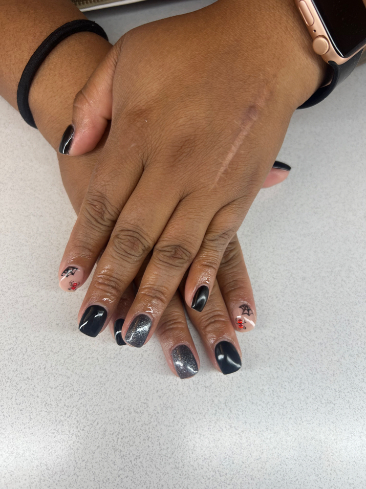 Acrylic Overlay (over natural nail)