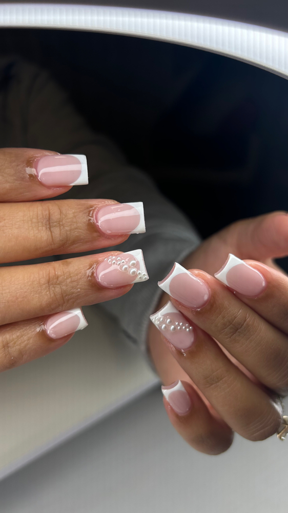 Acrylic short set at Nails By Jose in Winston Salem, NC