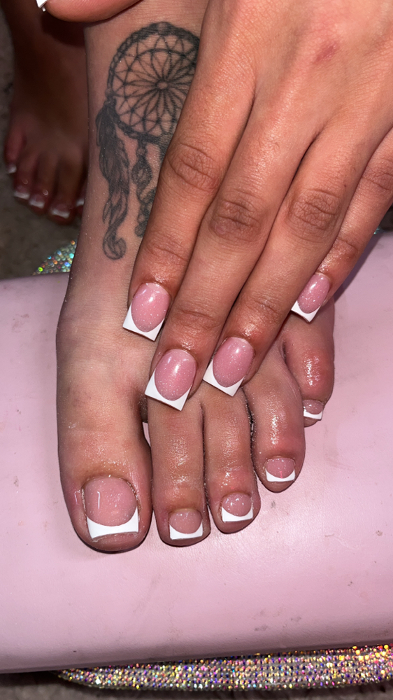 Basic Nail Toe Combo🤍