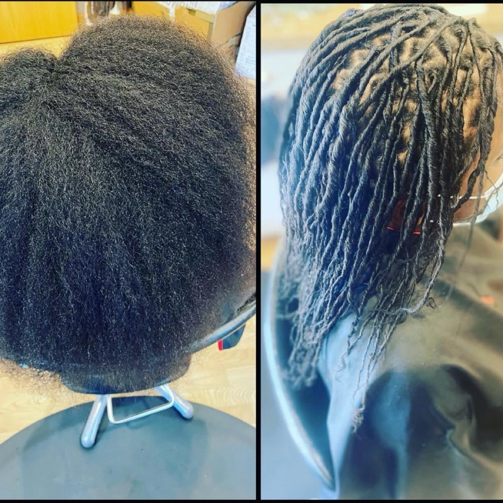 Starter Locs at DeeplyRootedSalon in Iowa City, IA