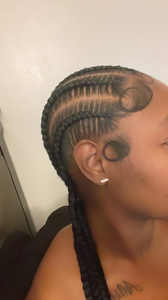 7 Feedin Braids at StyledBy Ty in Milwaukee, WI