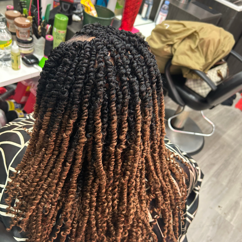 Crochet (curls, pre made locs) at Madame Jay Salon in Freeport, NY