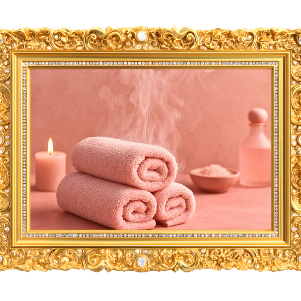 Hot Towels at The Pink Atelier in Raleigh, NC
