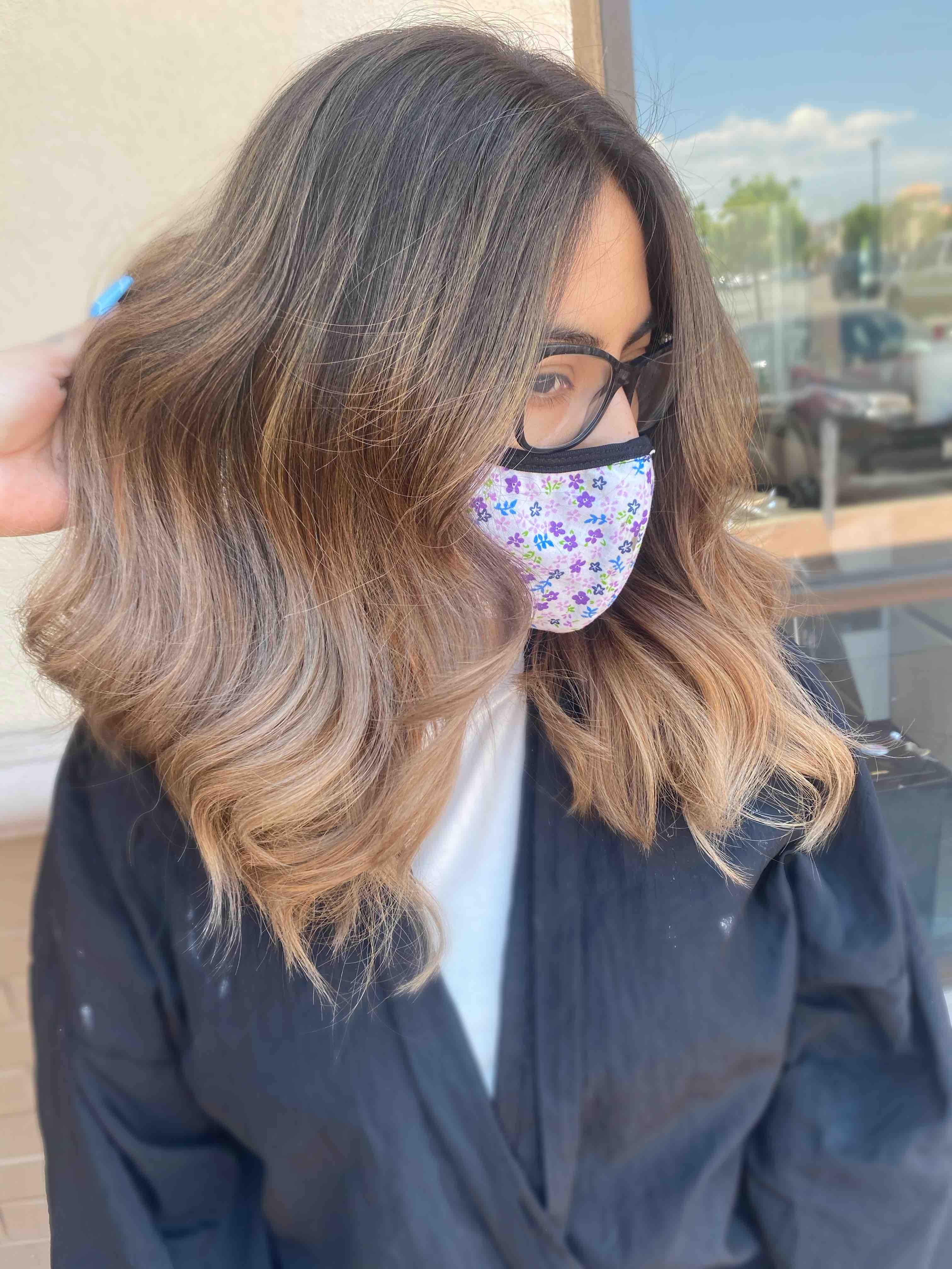 Balayage Retouch at Jeanette Madsen in Rancho Cucamonga, CA